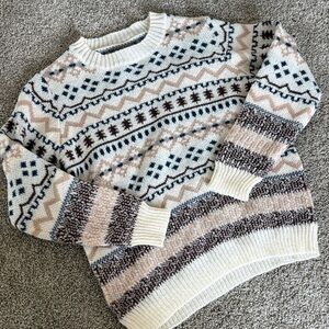 Cozy Patterned Sweater